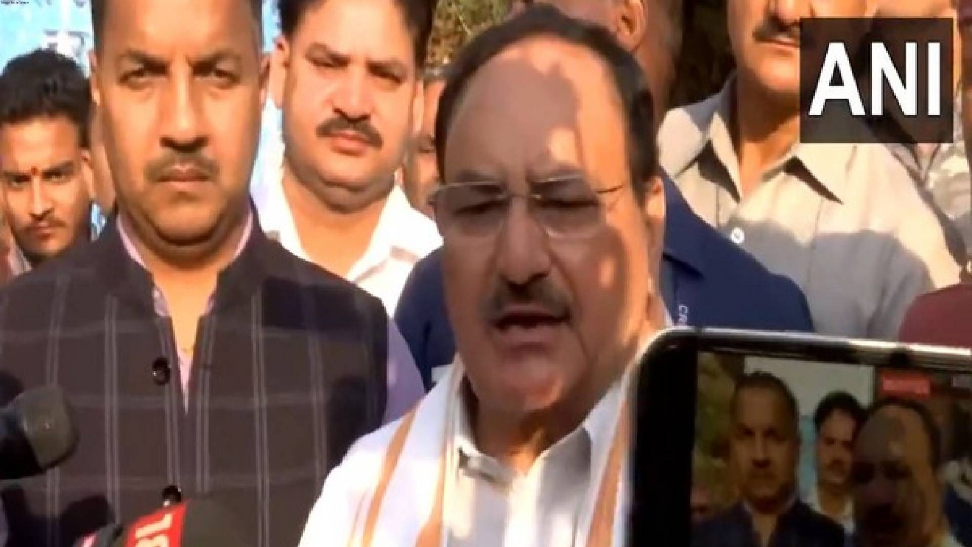 Himachal: BJP chief Nadda votes in Bilaspur, appeals to people to vote for 